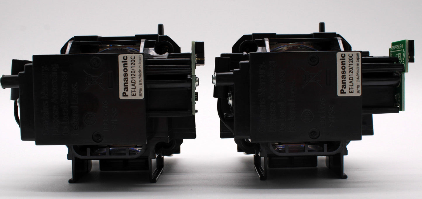 Panasonic PT-FDZ97C-2PK Genuine OEM Replacement Projector Lamp & Housing
