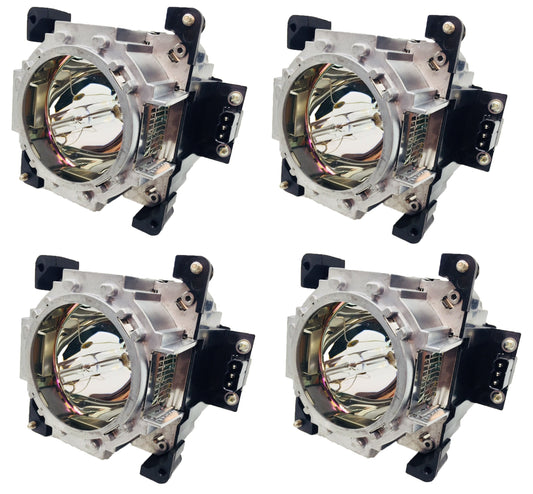 Panasonic PT-DS20K2U-QUADPACK Replacement Projector Lamp With Original Bulb Inside