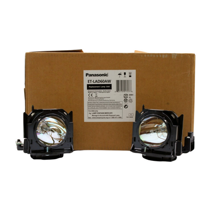 Panasonic PT-D5000 Replacement Projector Lamp with Original Ushio Bulb and Housing - view 3