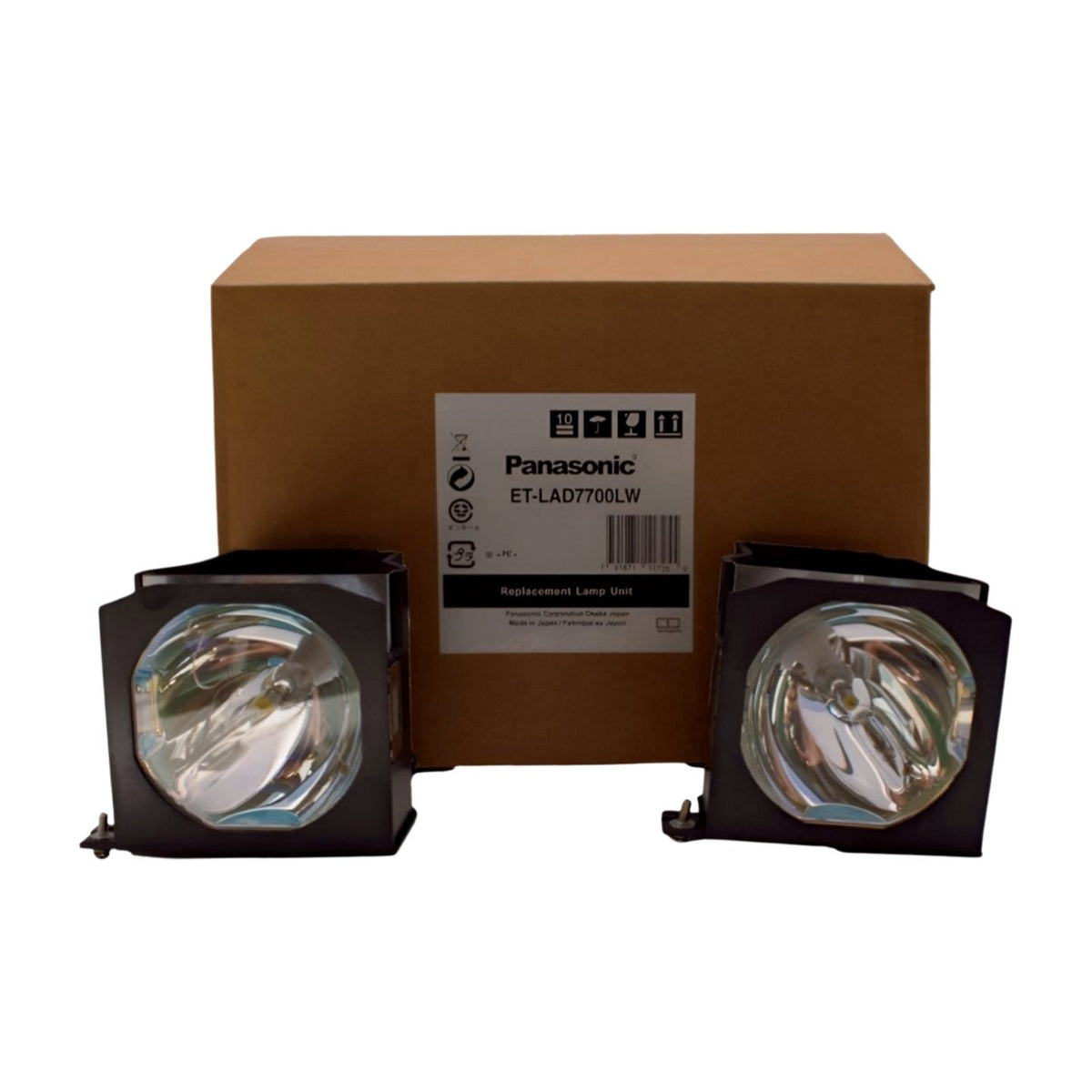 Panasonic ET-LAD7700LW Replacement Projector Lamp with Original Ushio Bulb and Housing - view 3