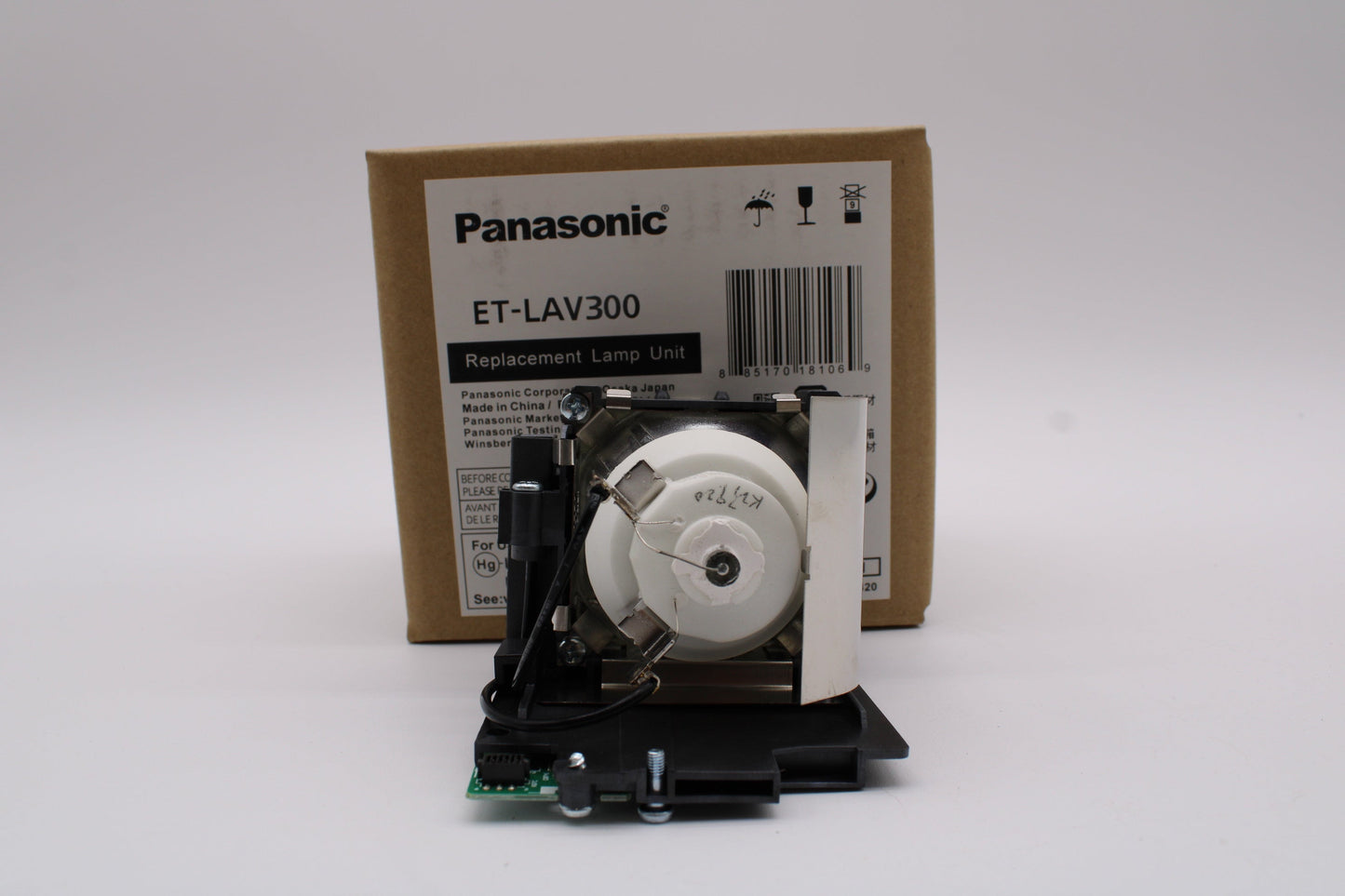 Panasonic PT-VX430 Genuine OEM Replacement Projector Lamp & Housing