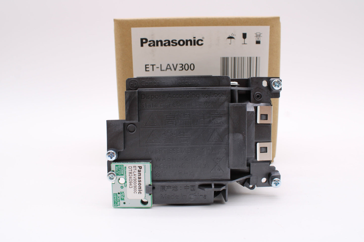 Panasonic PT-VX420 Genuine OEM Replacement Projector Lamp & Housing