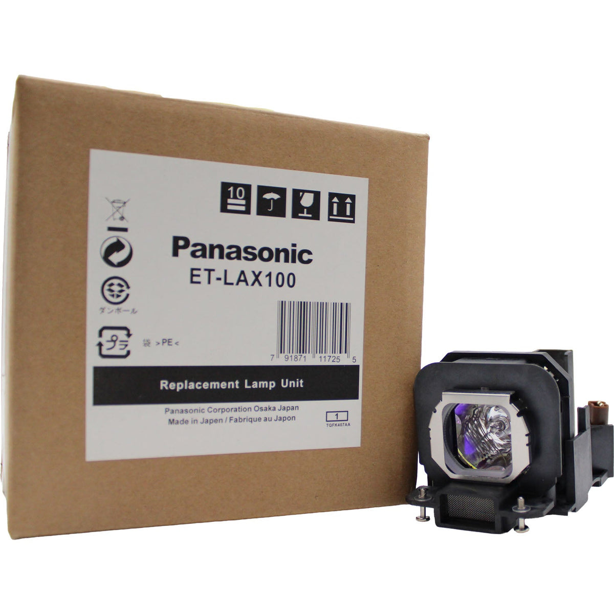 Panasonic PT-AX200E Replacement Projector Lamp with Original Bulb Inside - view 3
