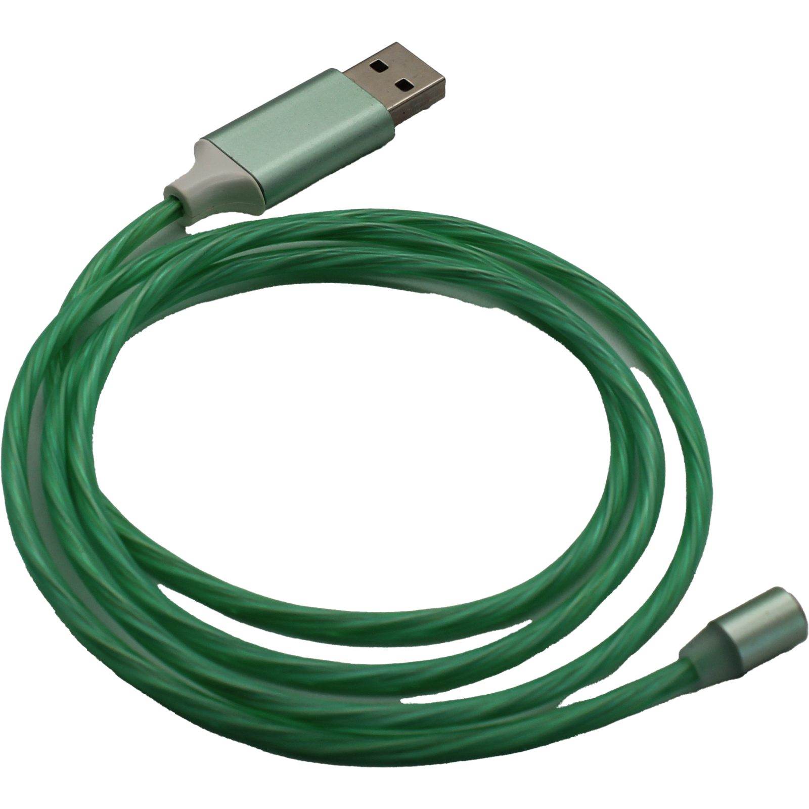 Flowing LED Charging Cables with Quick Disconnect Magnetic Tips for Smart Phones, Tablets, and More!