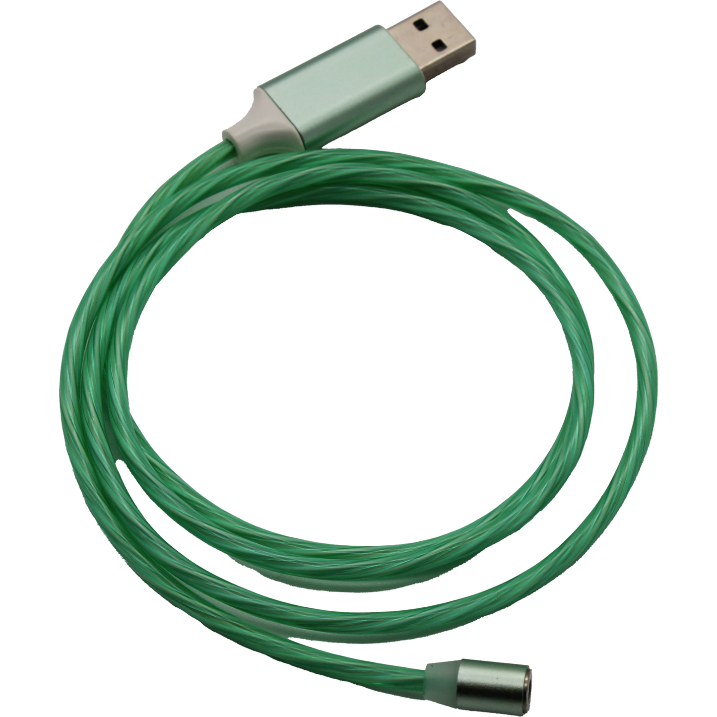 Flowing LED Charging Cables with Quick Disconnect Magnetic Tips for Smart Phones, Tablets, and More!