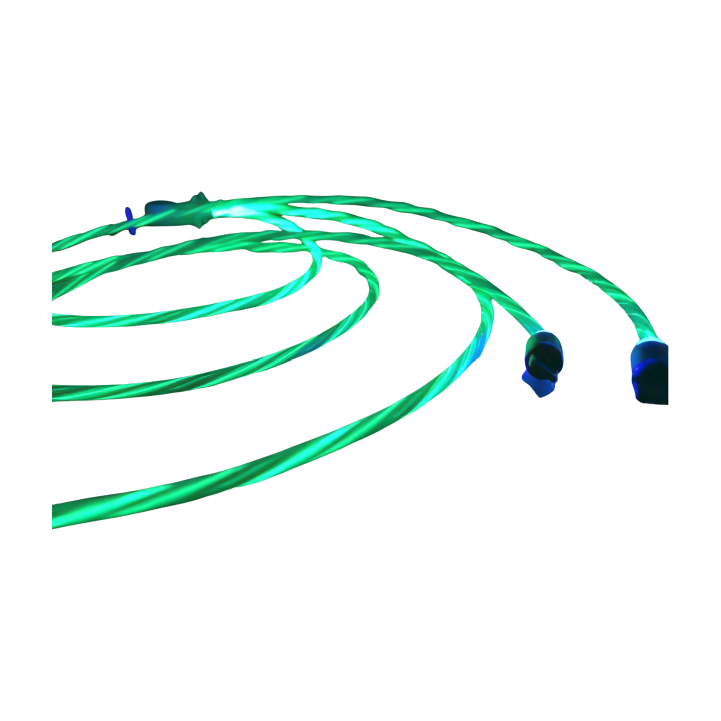 Flowing LED Charging Cables with Quick Disconnect Magnetic Tips for Smart Phones, Tablets, and More!