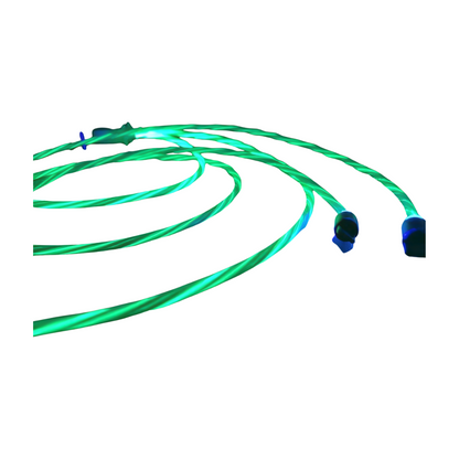 Flowing LED Charging Cables with Quick Disconnect Magnetic Tips for Smart Phones, Tablets, and More!