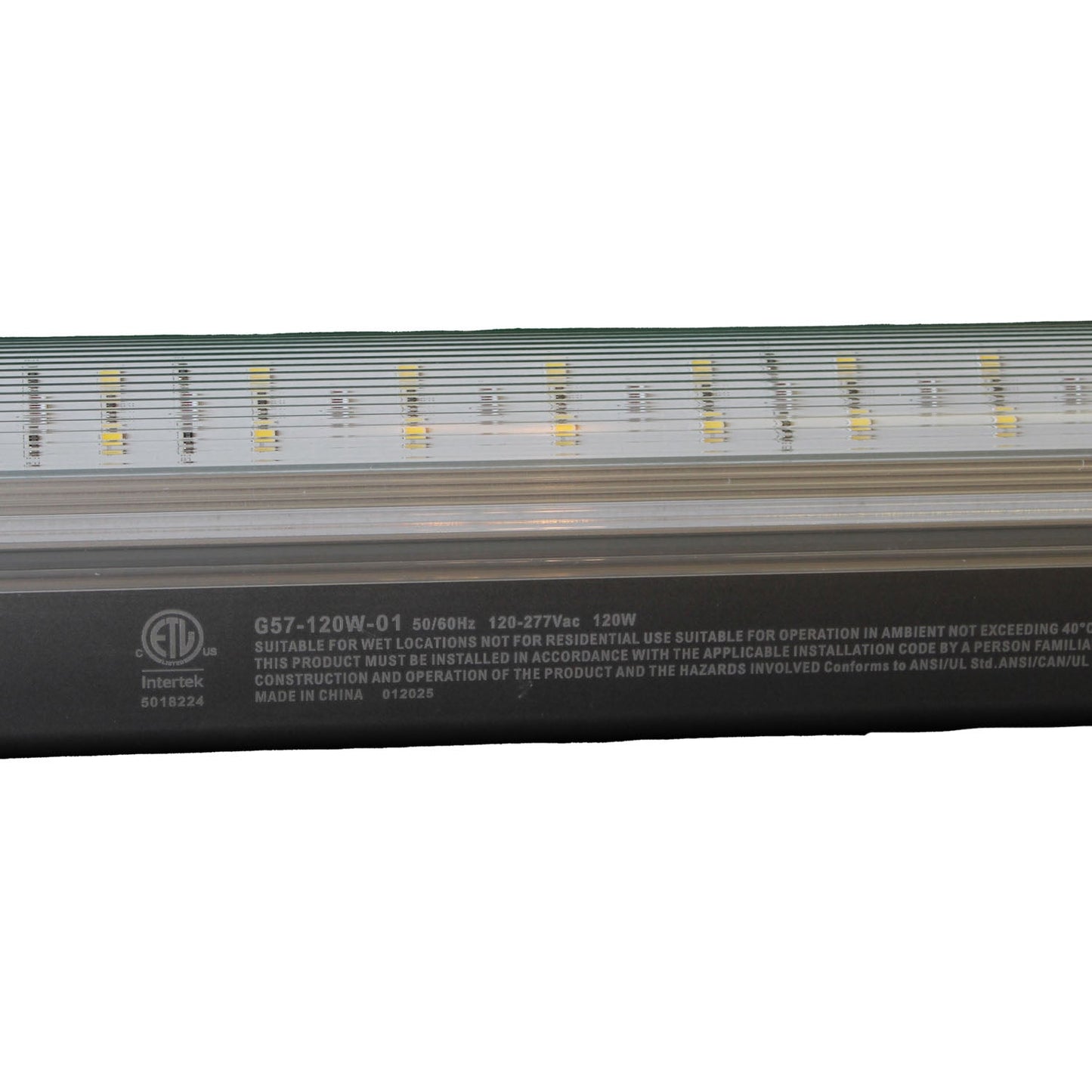 Under Canopy Horticulture Grow Lamp - 120W V-Shaped LED Layout for Higher Yields - G57-01