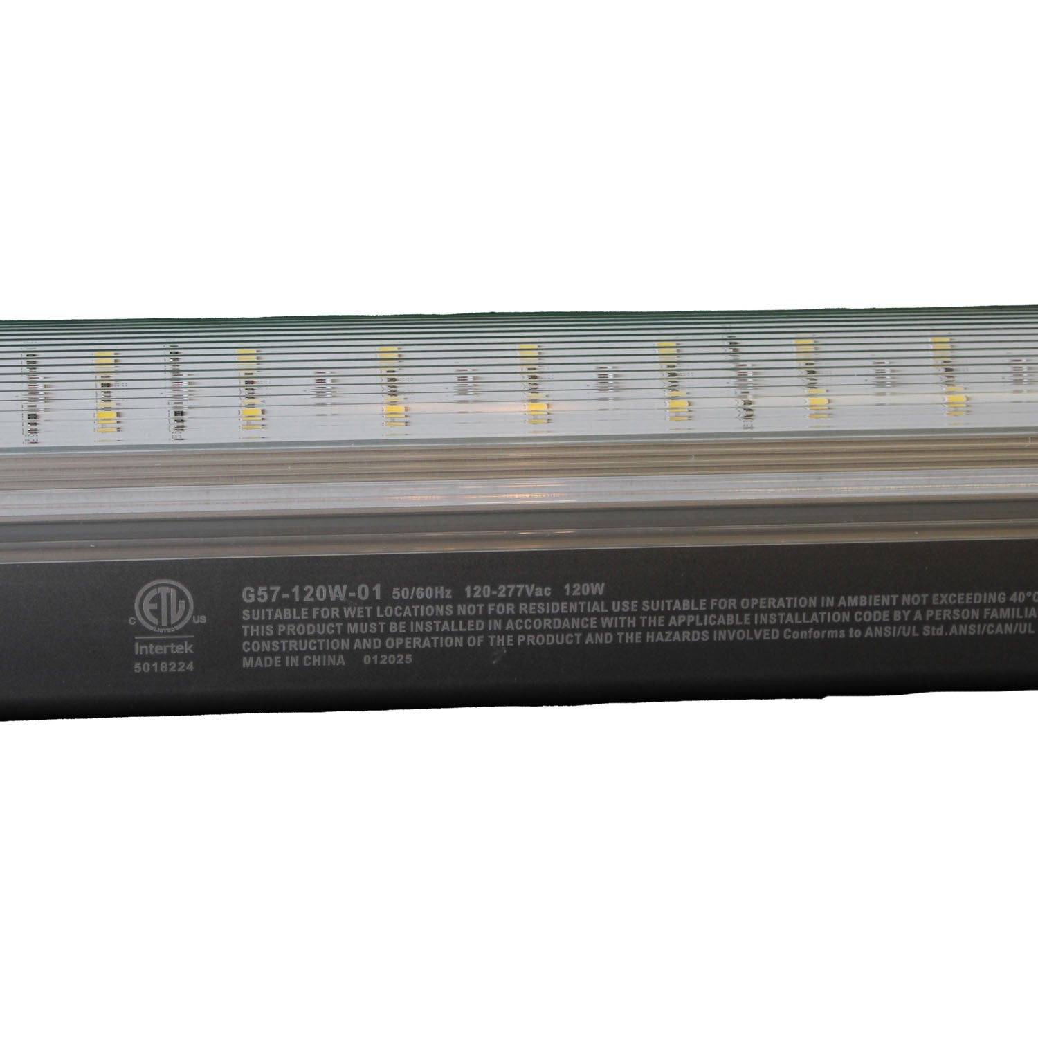 Under Canopy Horticulture Grow Lamp - 120W V-Shaped LED Layout for Higher Yields - G57-01