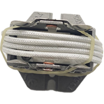 5 Pack of GX9.5 GY9.5 Lamp Holder M-123 - High Power 1200W Stage Light Socket, Heat Resistant Lamp Base for Moving Head, Xenon, and Halogen Lamps with 30cm Cable, Aluminum Alloy Shell - 250V 8A