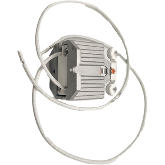 GX9.5 GY9.5 Lamp Holder M-123 - High Power 1200W Stage Light Socket, Heat Resistant Lamp Base for Moving Head, Xenon, and Halogen Lamps with 30cm Cable, Aluminum Alloy Shell - 250V 8A