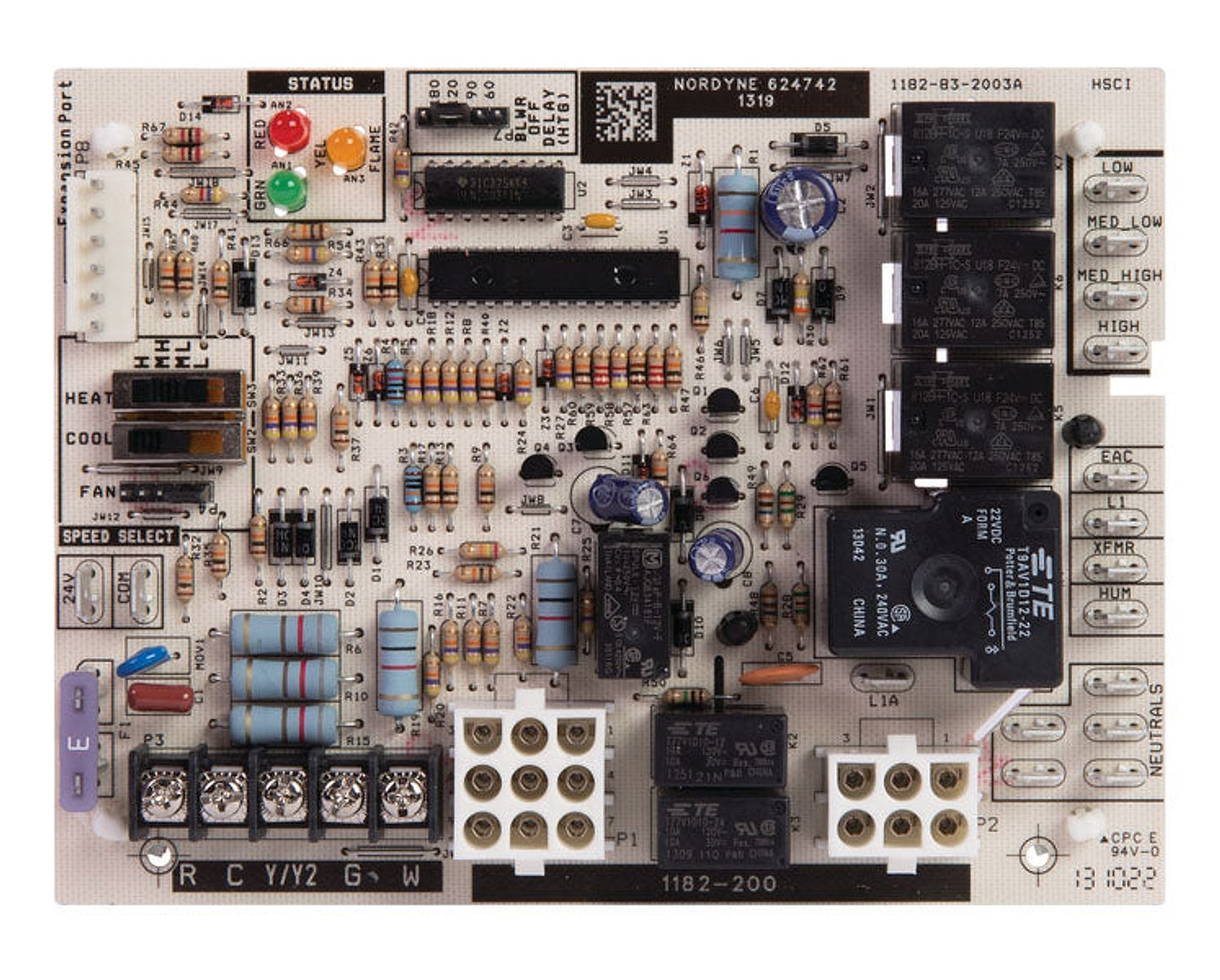 Nordyne 920915 Furnace Control Board