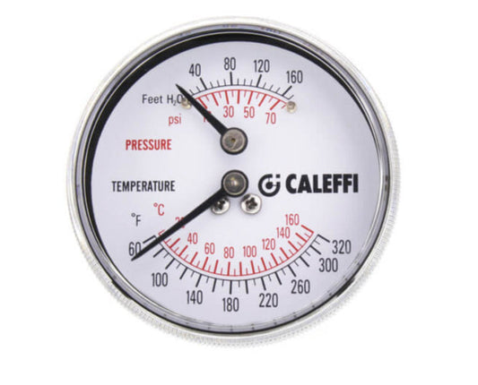 Caleffi NA503040 Temperature Pressure Gauge