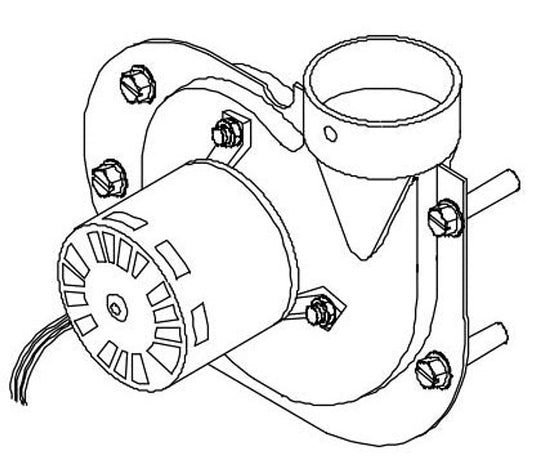 Heil Quaker/ICP 1085571 Gas Furnace Exhaust Blower