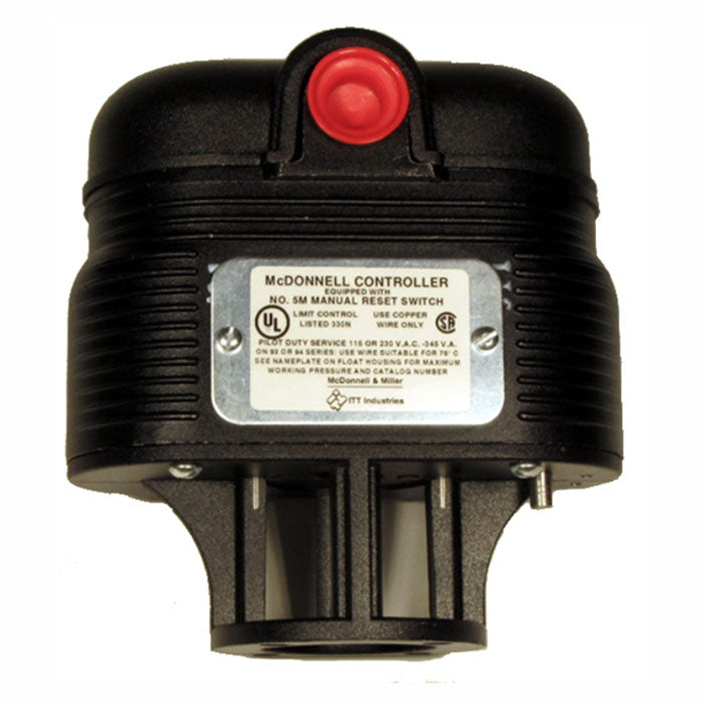 McDonnell & Miller 5M Low Water Cut-Off/Pump Controller Switch