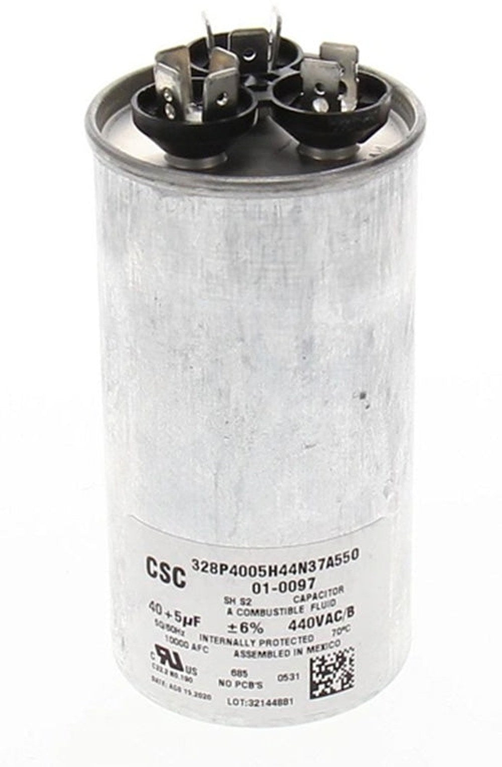 Nordyne 01-0097 Air Conditioner Capacitor