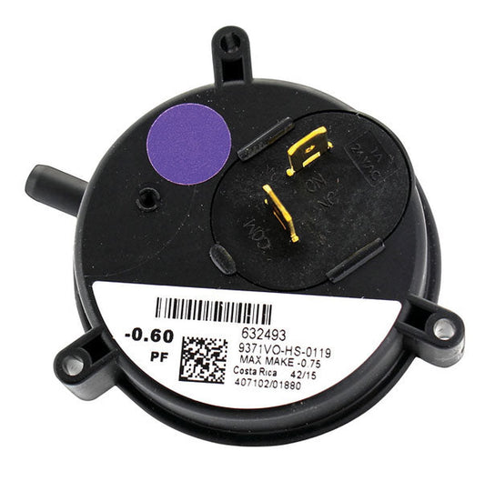 Nordyne 632493R Furnace Pressure Switch