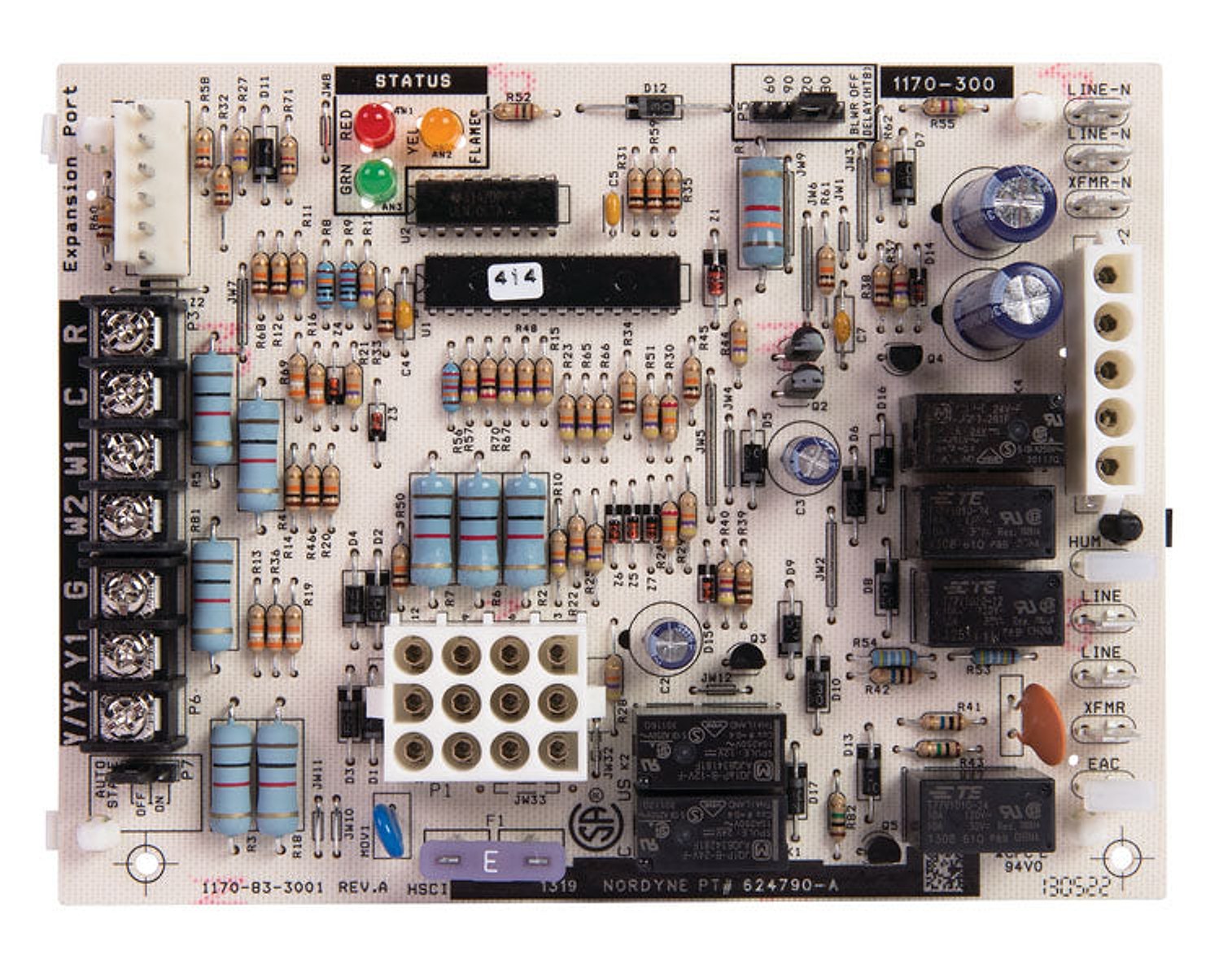 Nordyne 920916 Gas Furnace Control Board