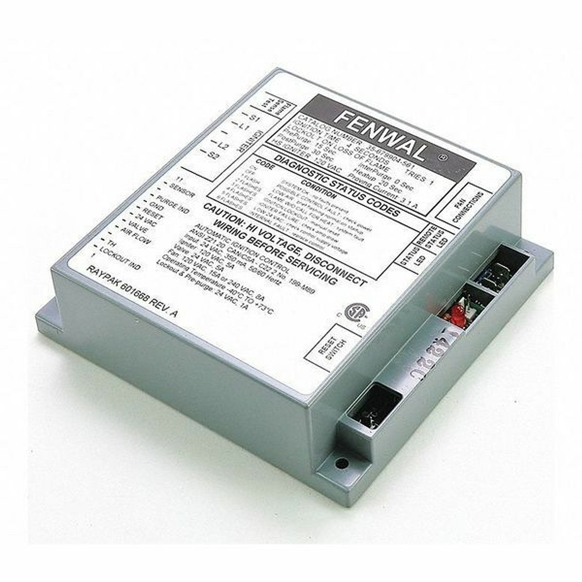 Raypak 009057F Ignition Control