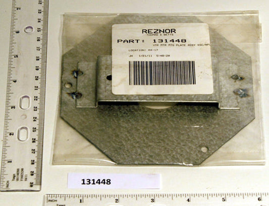 Reznor 131448 Duct Furnace Venter Motor Mounting Plate