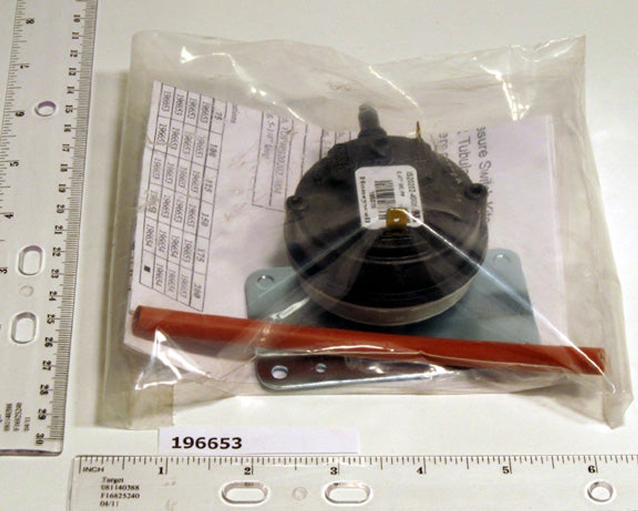 Reznor 196653 Gas Fired Unit Heater Venter Pressure Switch