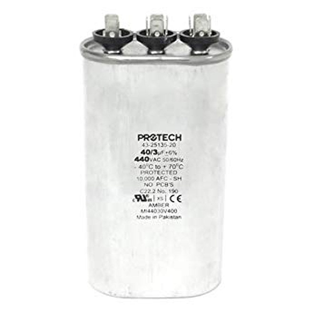 Rheem Furnace Parts 43-25135-20 Condensing Unit Dual Capacitor