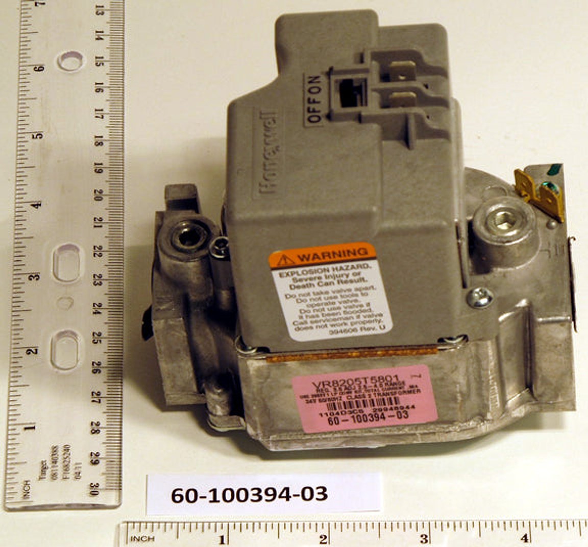 Rheem Furnace Parts 60-105055-01 Gas Valve