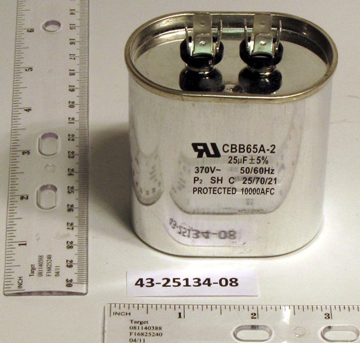 Rheem Furnace Parts 43-100496-49 Capacitor