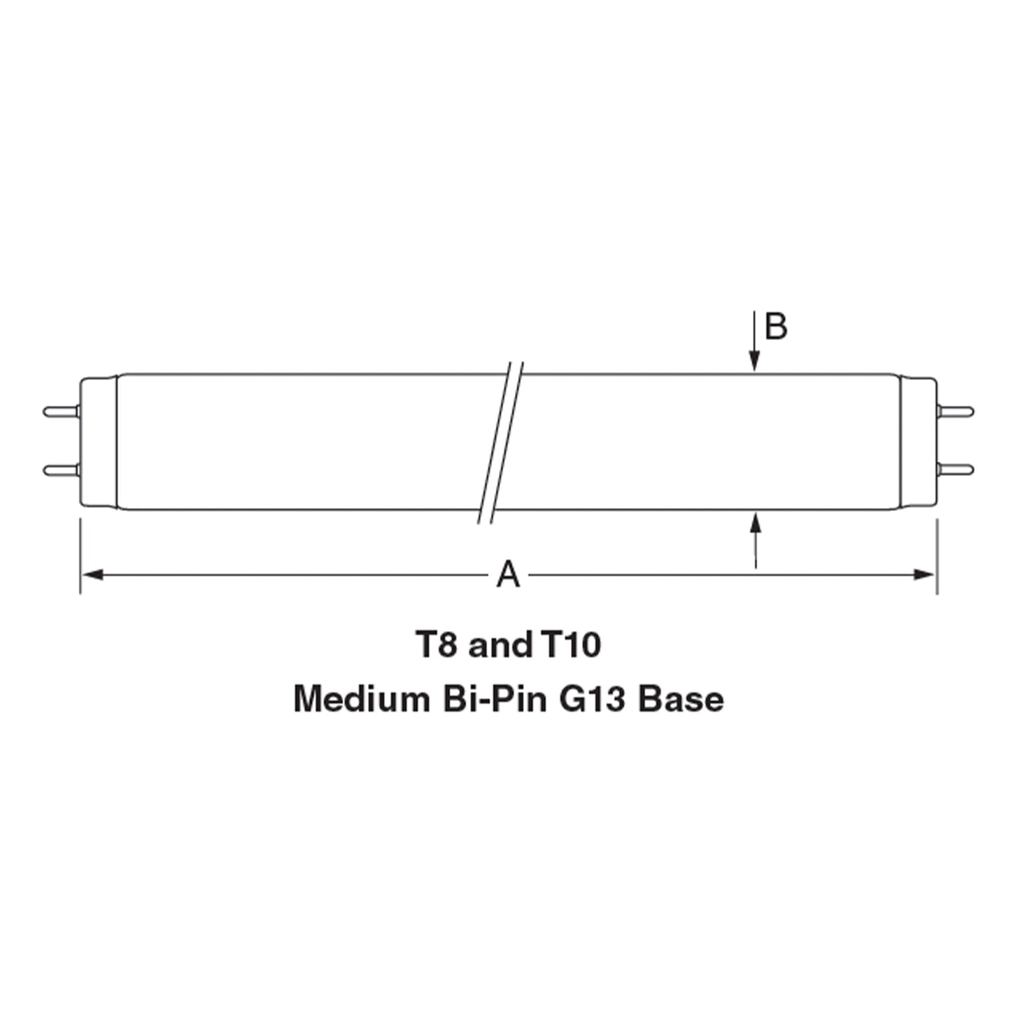 Ushio America G25T8 3000008 Low Pressure Mercury Arc UV Lamp, T8 25W, G13 Base, 436.0mm, 253.7nm UV-C