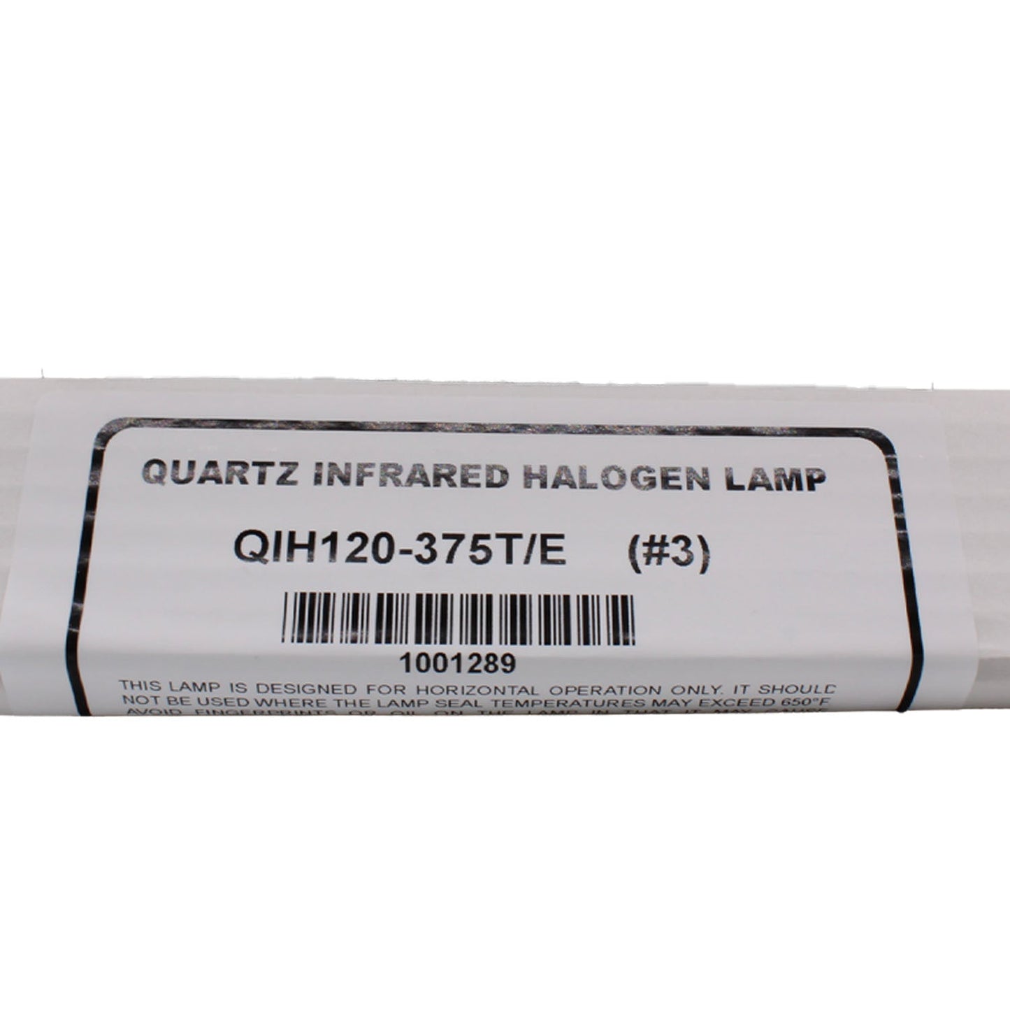 Ushio 375 Quartz Infrared Heater QIH120-375T/E Halogen Lamp