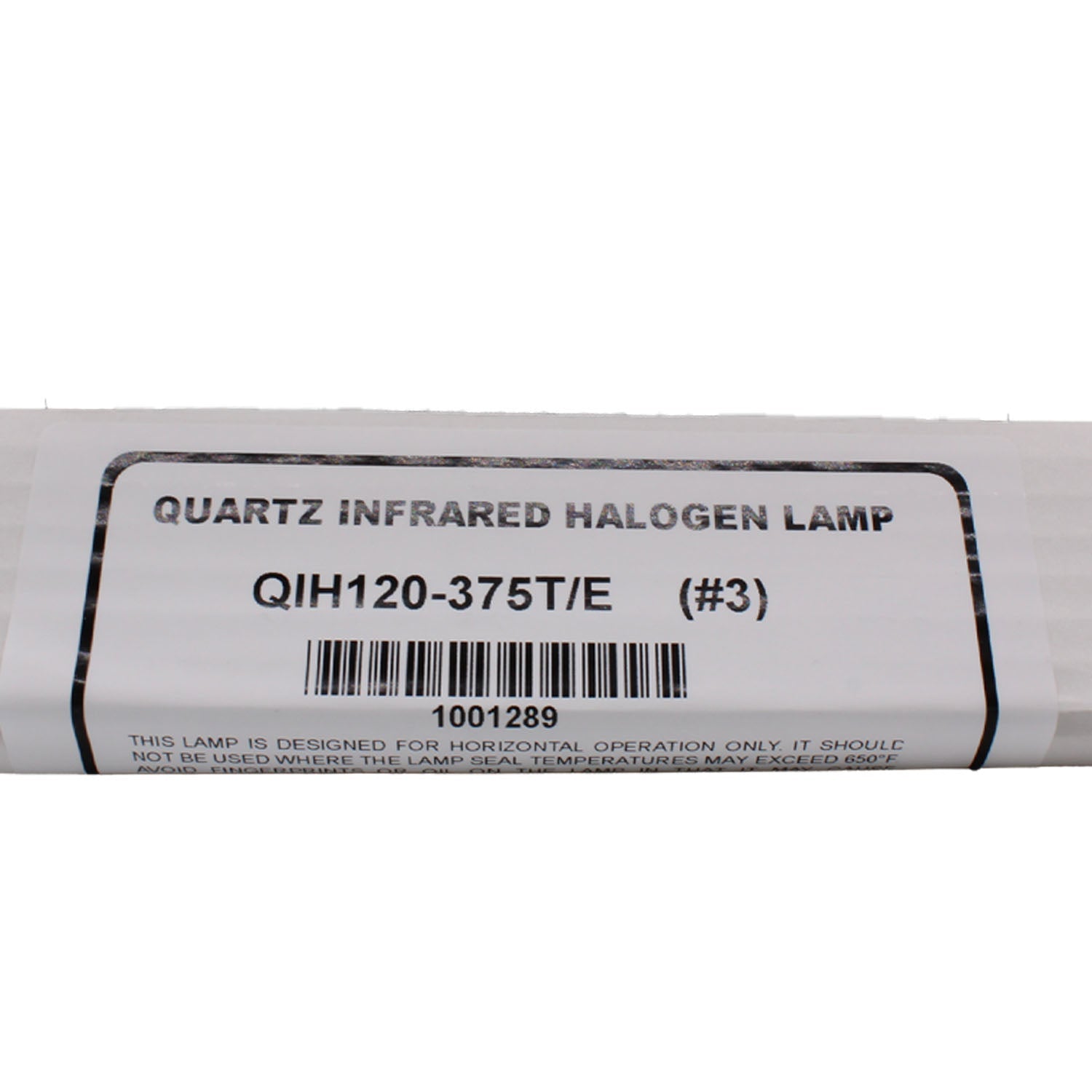 Ushio 375 Quartz Infrared Heater QIH120-375T/E Halogen Lamp