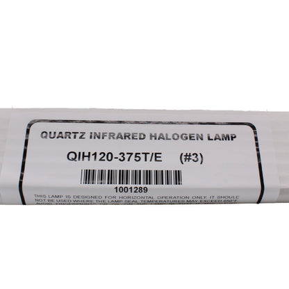 Ushio 375 Quartz Infrared Heater QIH120-375T/E Halogen Lamp