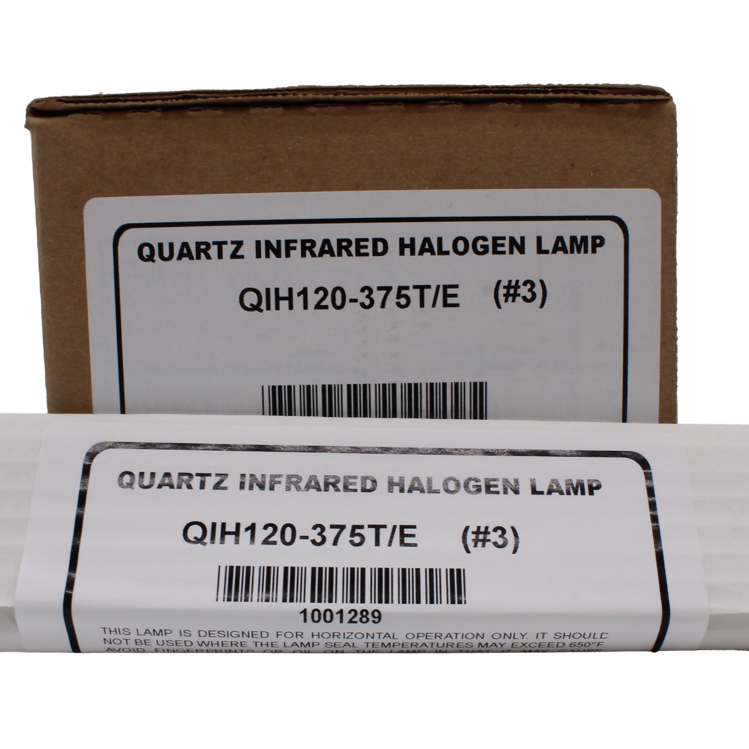 Ushio 375 Quartz Infrared Heater QIH120-375T/E Halogen Lamp