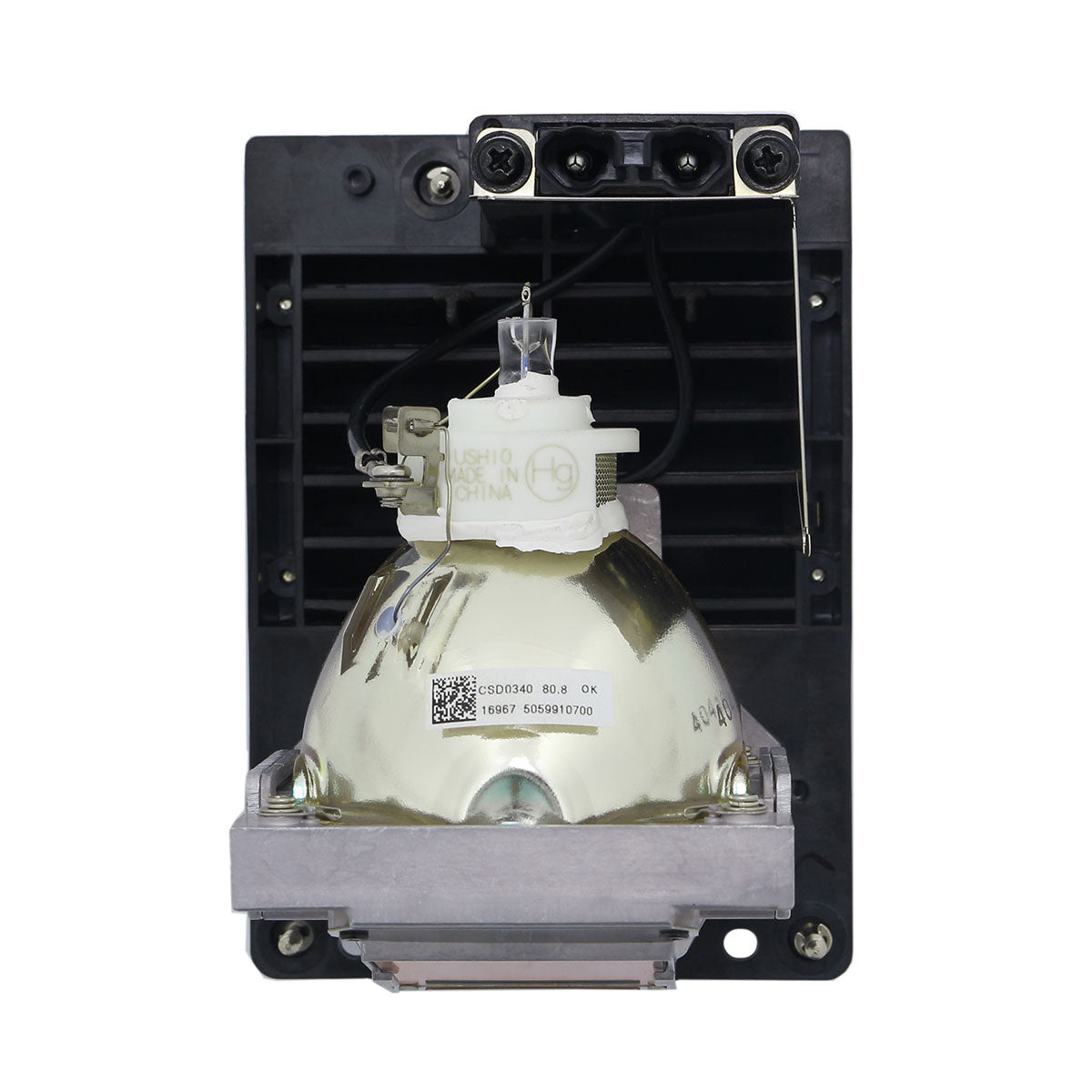 Hitachi DT01591 Replacement Projector Lamp with Original Ushio Bulb and Housing - view 6