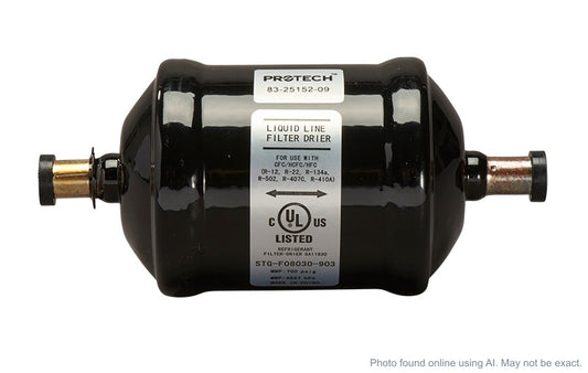 Rheem Furnace Parts 83-25152-09 Liquid Line Filter Drier