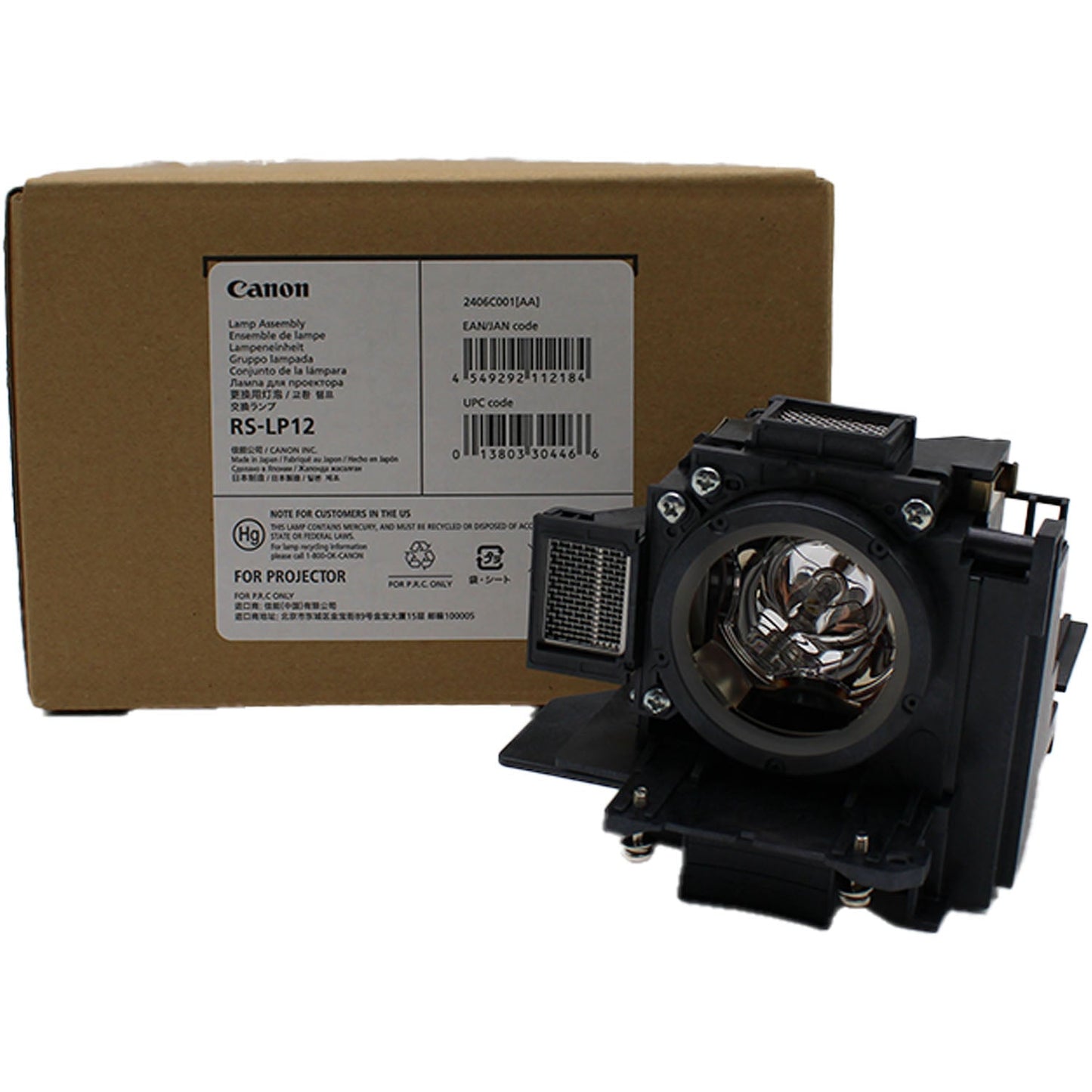 Canon WUX7500 Genuine OEM Replacement Projector Lamp & Housing