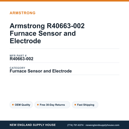 Armstrong R40663-002 Furnace Sensor and Electrode — New England Supply House spec card [NESH-SPEC-CARD-V2]