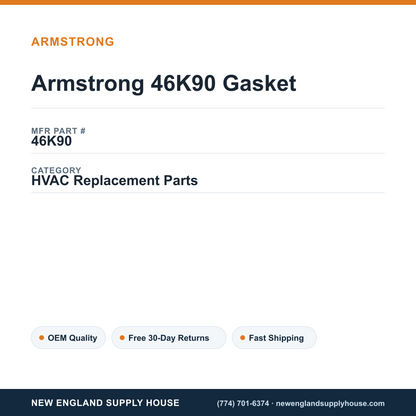 Armstrong 46K90 Gasket — New England Supply House spec card [NESH-SPEC-CARD-V2]