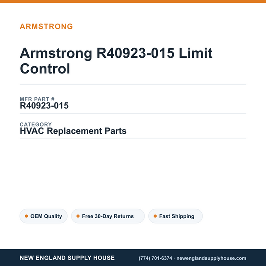 Armstrong R40923-015 Limit Control — New England Supply House spec card [NESH-SPEC-CARD-V2]