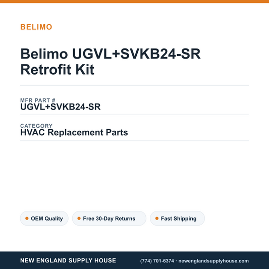 Belimo UGVL+SVKB24-SR Retrofit Kit — New England Supply House spec card [NESH-SPEC-CARD-V2]
