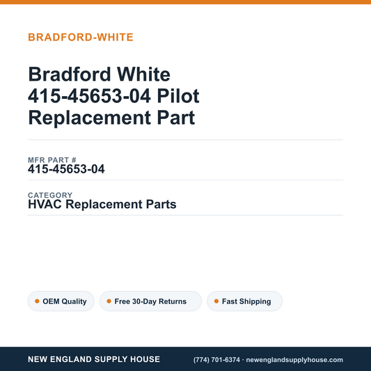 Bradford White 415-45653-04 Pilot Replacement Part — New England Supply House spec card [NESH-SPEC-CARD-V2]