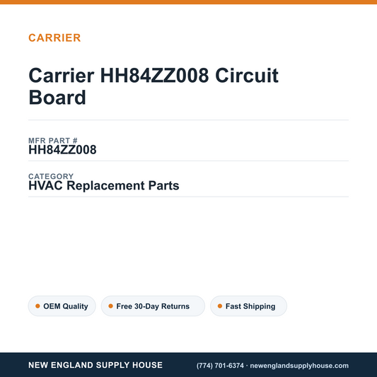 Carrier HH84ZZ008 Circuit Board — New England Supply House spec card [NESH-SPEC-CARD-V2]