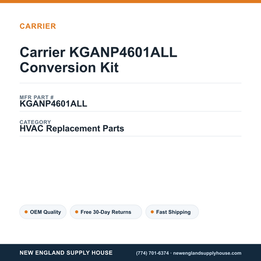 Carrier KGANP4601ALL Conversion Kit — New England Supply House spec card [NESH-SPEC-CARD-V2]