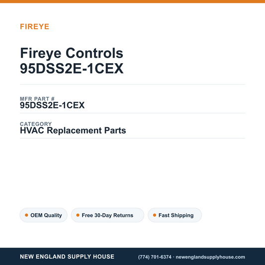 Fireye Controls 95DSS2E-1CEX — New England Supply House spec card [NESH-SPEC-CARD-V2]