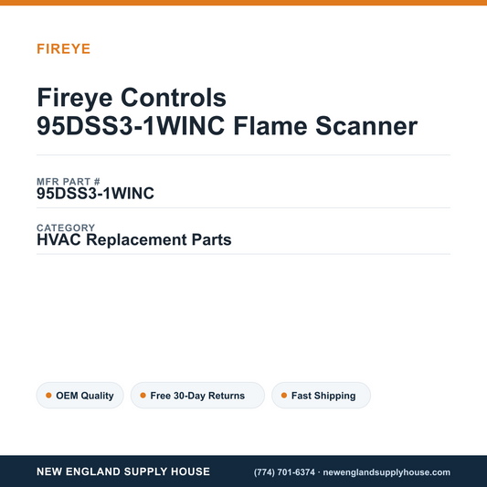 Fireye Controls 95DSS3-1WINC Flame Scanner — New England Supply House spec card [NESH-SPEC-CARD-V2]