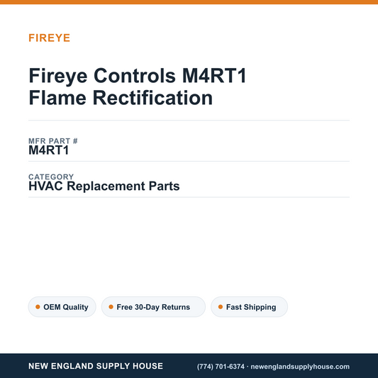 Fireye Controls M4RT1 Flame Rectification — New England Supply House spec card [NESH-SPEC-CARD-V2]