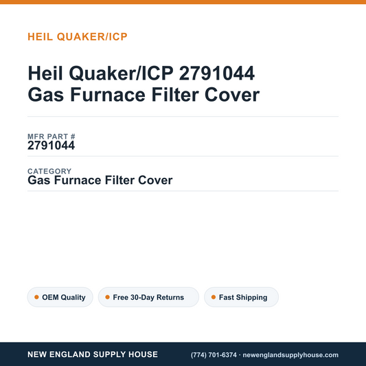 Heil Quaker/ICP 2791044 Gas Furnace Filter Cover — New England Supply House spec card [NESH-SPEC-CARD-V2]