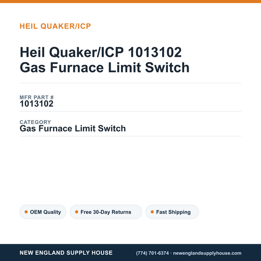Heil Quaker/ICP 1013102 Gas Furnace Limit Switch — New England Supply House spec card [NESH-SPEC-CARD-V2]