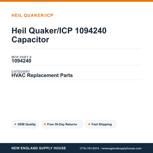 Heil Quaker/ICP 1094240 Capacitor — New England Supply House spec card [NESH-SPEC-CARD-V2]