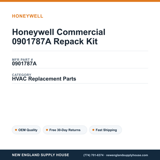 Honeywell Commercial 0901787A Repack Kit — New England Supply House spec card [NESH-SPEC-CARD-V2]